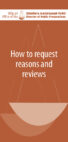 How to request reasons and reviews